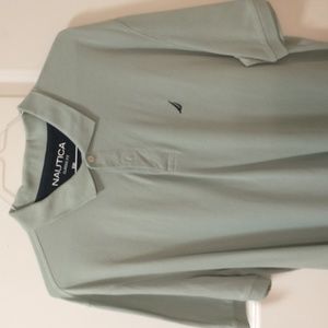 Nautica Classic Fit mens pale green shirt sleeved Polo